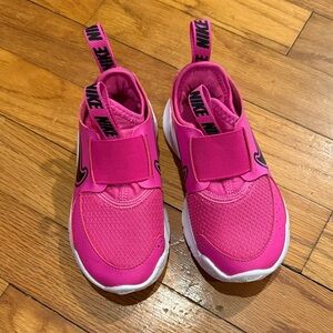 Nike Kids Fuchsia Slip-On Sneakers